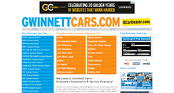Desktop Screenshot of gwinnettcars.com